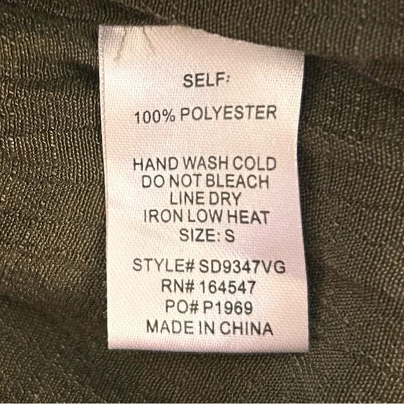 Flawless Flowy Bohemian Chic Forest/Olive Green Maxi Dress Size Small - Picture 12 of 15